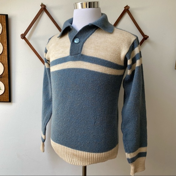 Vintage 1960s 1970s Knit Sweater - Picture 13 of 16